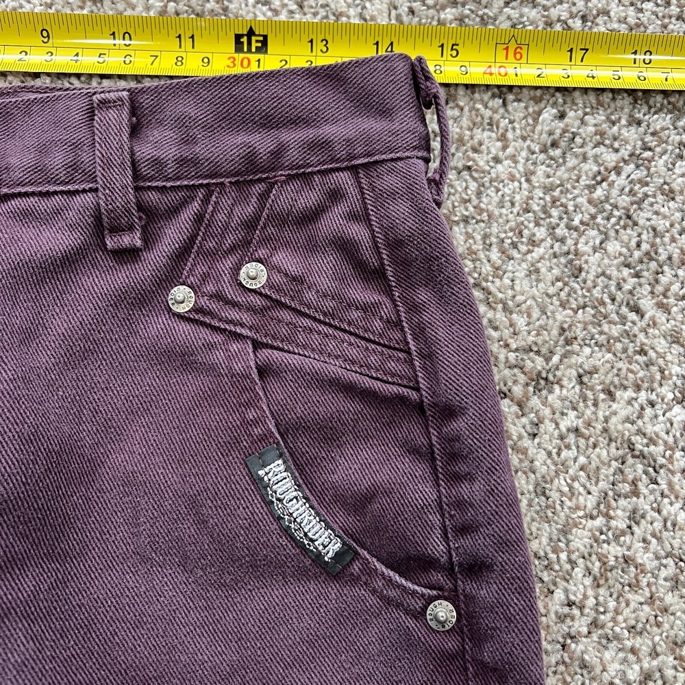 VTG Roughrider By Circle T Jeans Purple Womens Size 12 29x30 USA Western Rodeo